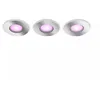 Image de Philips Hue White And Color Ambiance Pack De 3 Spots Ã Encastrer Xamento