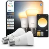 Image de Pack De 2 Ampoules ConnectÃ©es Philips Hue Hwa 9,5 W E27 Blanc