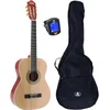 Image de Lapaz 002 Nt Guitare Classique Format 3/4 Natural + Housse + Accordeur