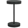 Image de Vidaxl Table De Jardin Noir 60,5x106 Cm RÃ©sine TressÃ©e