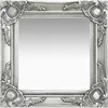 Image de vidaXL Miroir mural style baroque 40x40 cm ArgentÃ©