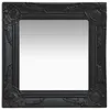 Image de vidaXL Miroir mural style baroque 40x40 cm Noir
