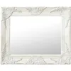 Image de Vidaxl Miroir Mural Style Baroque 50x40 Cm Blanc