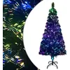 Image de VIDAXL Sapin de No?l artificiel avec support Vert 240 cm Fibre optique