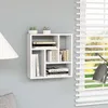 Image de Vidaxl ÃtagÃ¨re Murale Blanc 45,1x16x45,1 Cm Bois D'IngÃ©nierie