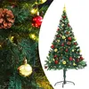 Image de VIDAXL Arbre de No?l artificiel avec boules et LED Vert 150 cm