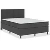 Image de Sommier tapissier Gris foncÃ© Tissu - VidaXL