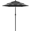 Image de vidaXL Rideaux occultants Aspect lin avec ?illets 2 pcs Gris 140x225cm