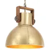 Image de Vidaxl Lampe Suspendue Industrielle 25 W Laiton Rond 40 Cm E27