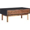 Image de Table basse 90x50x40 cm Bois d'acacia massif et MDF - vidaXL