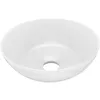 Image de Vidaxl Lavabo De Salle De Bain CÃ©ramique Blanc Mat Rond
