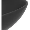 Image de Vidaxl Lavabo De Salle De Bain CÃ©ramique Gris FoncÃ© Rond