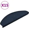 Image de Vidaxl Tapis D'escalier Autocollants 15 Pcs Bleu 65x21x4 Cm AiguilletÃ£Â©