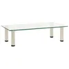 Image de 322763 vidaXL TV Stand Transparent 60x35x17 cm Tempered Glass