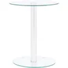 Image de Table basse Transparent 40 cm Verre trempÃ© - vidaXL