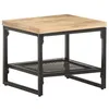 Image de vidaXL Table d'appoint 40x40x35 cm Bois de manguier massif