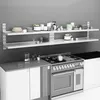 Image de Vidaxl ÃtagÃ¨res Murales Flottantes Ã 2 Niveaux 2 Pcs Inox 300x30 Cm