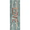 Image de Tapis de sol de cuisine 45 x 150 cm lavable motif amour dessus en velours dos en latex