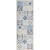 Image de vidaXL Tapis de sol de cuisine lavable MosaÃ¯que 45x150 cm