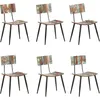 Image de vidaXL Chaises de salle Ã  manger 6 pcs Bois de rÃ©cupÃ©ration solide