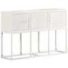 Image de vidaXL Buffet 115x30x76 cm Bois de manguier massif