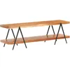 Image de vidaXL Meuble TV 160x40x50 cm Bois d'acacia solide