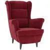 Image de Fauteuils VidaXL  Fauteuil  Velours Rouge Bordeaux P31599627