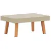 Image de Tables basses d'extérieur VidaXL  Table basse d'extérieur  Résine tressée Beige P31600410