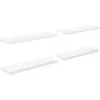 Image de ÃtagÃ¨re murale flottante 4 pcs Blanc brillant 80x23,5x3,8cm MDF vidaXL vidaXL