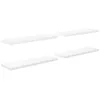 Image de ÃtagÃ¨re murale flottante 4pcs Blanc brillant 120x23,5x3,8cm MDF vidaXL vidaXL