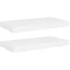 Image de Vidaxl EtagÃ¨res Murales Flottantes 2 Pcs Blanc 50x23x3,8 Cm Mdf