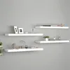 Image de vidaXL ÃtagÃ¨res murales flottantes 4 pcs blanc 80x23,5x3,8 cm MDF