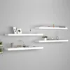 Image de vidaXL ÃtagÃ¨res murales flottantes 4 pcs blanc 90x23,5x3,8 cm MDF