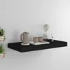 Image de vidaXL ÃtagÃ¨re murale flottante Noir 50x23x3,8 cm MDF