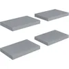 Image de ÃtagÃ¨res murales flottantes 4 pcs Gris 40x23x3,8 cm MDF vidaXL vidaXL