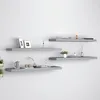 Image de vidaXL ÃtagÃ¨res murales flottantes 4 pcs gris 90x23,5x3,8 cm MDF