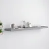 Image de vidaXL ÃtagÃ¨re murale flottante gris 120x23,5x3,8 cm MDF