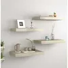 Image de vidaXL ÃtagÃ¨res murales flottantes 4 pcs ChÃªne 40x23x3,8 cm MDF