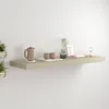 Image de Vidaxl ÃtagÃ¨re Flottante Murale ChÃªne 80x23,5x3,8 Cm Mdf