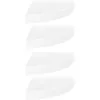Image de vidaXL ?tagÂ¿Â¿res d'angle flottantes 4pcs Blanc brillant 25x25x3,8cm MDF