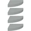 Image de ÃtagÃ¨res d'angle flottantes 4 pcs Gris 25x25x3,8 cm MDF vidaXL vidaXL