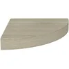 Image de Vidaxl ?TagÂ¿Â¿Re D'angle Flottante ChÂ¿Âºne 25x25x3,8 Cm Mdf