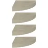 Image de Vidaxl ?TagÂ¿Â¿Res D'angle Flottantes 4 Pcs ChÂ¿Âºne 25x25x3,8 Cm Mdf