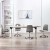 Image de vidaXL Chaises de salle Ã  manger 4 pcs Gris clair Tissu