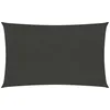 Image de Vidaxl Voile D'ombrage 160 G/MÂ² Anthracite 2,5x4 M Pehd