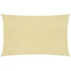 Image de Vidaxl Voile D'ombrage 160 G/MÂ² Beige 3x6 M Pehd