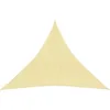 Image de Vidaxl Voile D'ombrage 160 G/MÂ² Beige 3x3x3 M Pehd