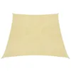 Image de Vidaxl Voile D'ombrage 160 G/MÂ² Beige 3/4x3 M Pehd