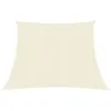 Image de Vidaxl Voile D'ombrage 160 G/MÂ² CrÃ¨me 3/4x3 M Pehd