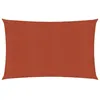 Image de Vidaxl Voile D'ombrage 160 G/MÂ² Terre Cuite 2,5x5 M Pehd